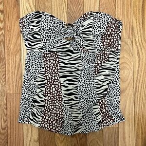 Animal Print Tankini -‎ large